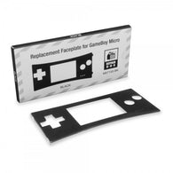 Faceplate for Game Boy Micro (Black) - RepairBox (NEW)