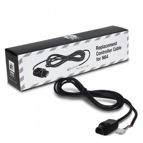 Controller Cable for N64 (Black) - RepairBox (NEW)