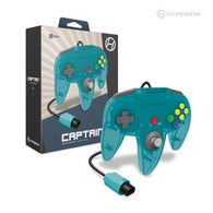 "Captain" Premium Controller for N64 (Turquoise) - Hyperkin (NEW)