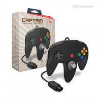 "Captain" Premium Controller for N64 (Black) - Hyperkin (NEW)