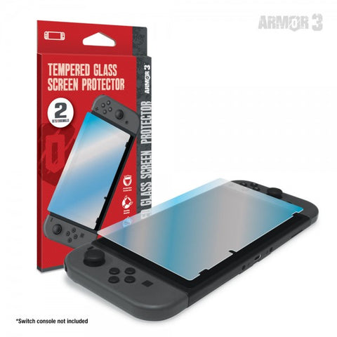 Tempered Glass Screen Protector for Nintendo Switch (2-Pack) - Armor3 (NEW)