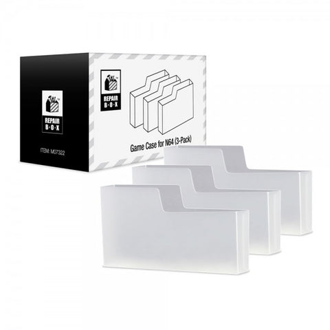 Game Case for N64 (3-Pack) - RepairBox (NEW)