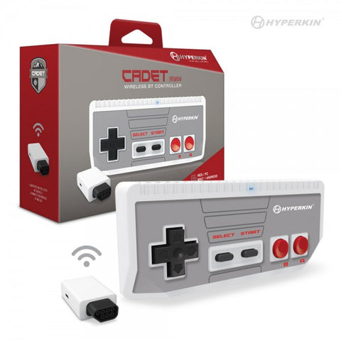 "Cadet" Premium BT Controller for NES / PC/ Mac / Android (Includes Wireless Adapter) (NEW)- Hyperkin