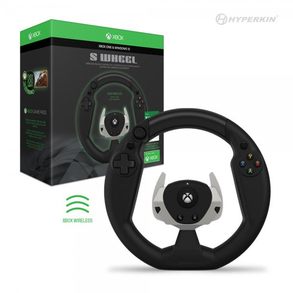 “S Wheel” Wireless Racing Controller (with Game Pass) for Xbox One - H ...