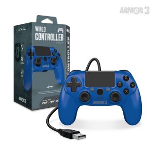 Wired Controller - Blue (Armor3) (Playstation 4) NEW