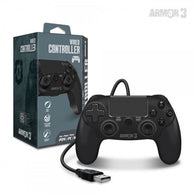 Wired Controller - Black (Armor3) (Playstation 4) NEW