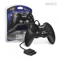 Wired Game Controller for PS2 (Black) - Armor3 (NEW)