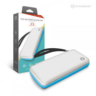 EVA Hard Shell Carrying Case for Nintendo Switch Lite (White / Turquoise) - Hyperkin (NEW)