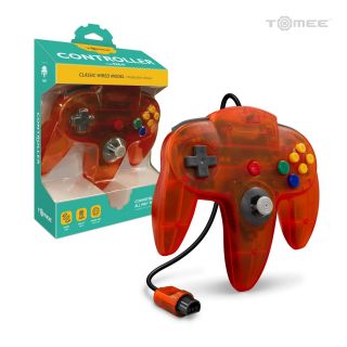 Wire Controller - Fire Orange (Tomee) (Nintendo 64) NEW