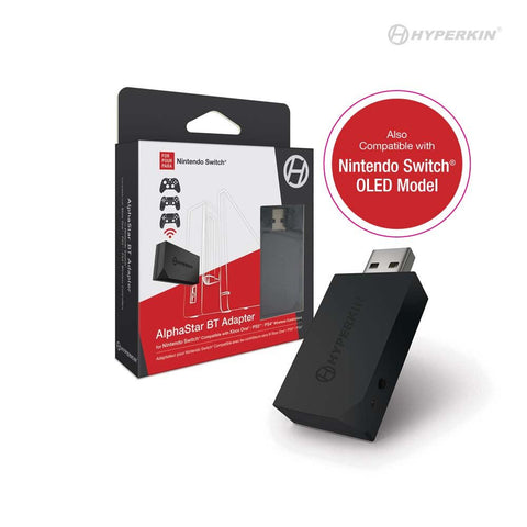 AlphaStar BT Adapter (Nintendo Switch) (Hyperkin) NEW