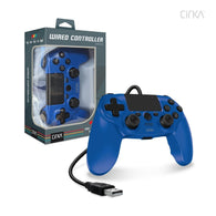 Wired Game Controller - Blue (Cirka) (PlayStation 4) NEW