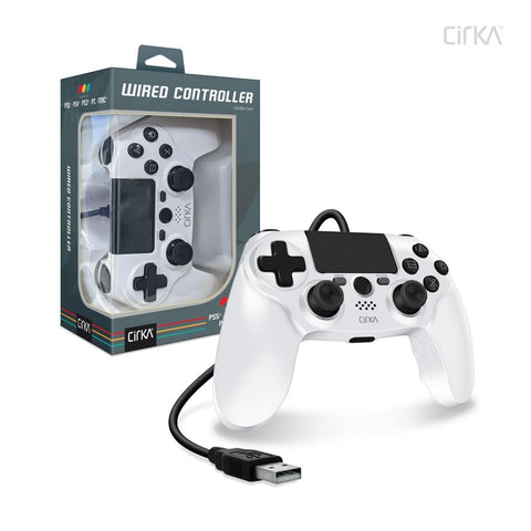 Wired Game Controller - White (Cirka) (PlayStation 4) NEW