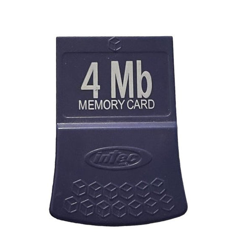 Memory Card: Intec 4mb - Purple (GameCube) Pre-Owned