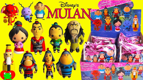 Disney Princess Figural Keyring (Mulan) Mystery Minis - NEW