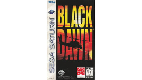 Black Dawn (Sega Saturn) Pre-Owned: Game, Manual, and Case