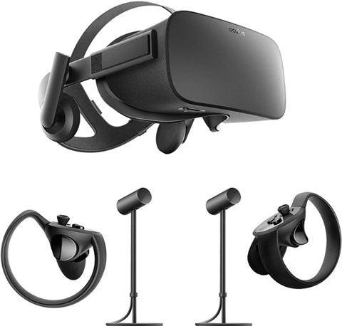 Oculus Rift VR Headset + 2 Controllers + 2 Sensors + Remote (Oculus) Pre-Owned