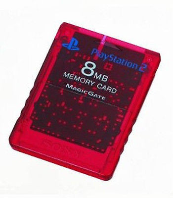 Official 8MB Memory Card - red