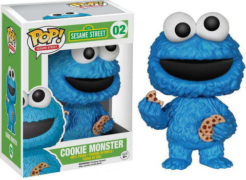 POP! 123 Sesame Street #02: Cookie Monster (Funko POP!) Figure and Box w/ Protector