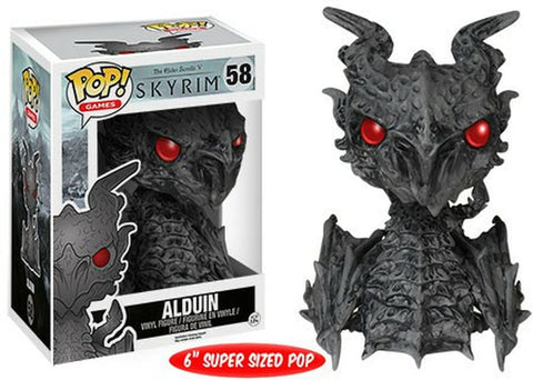 POP! Games #58: The Elder Scrolls V Skyrim - Alduin (Funko POP!) Figure and Box