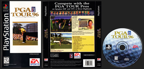 PGA Tour 96  (Black Label) (Playstation 1) Pre-Owned: Disc Only