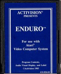 Enduro - AX02604 (Blue Label) (Atari 2600) Pre-Owned: Cartridge Only