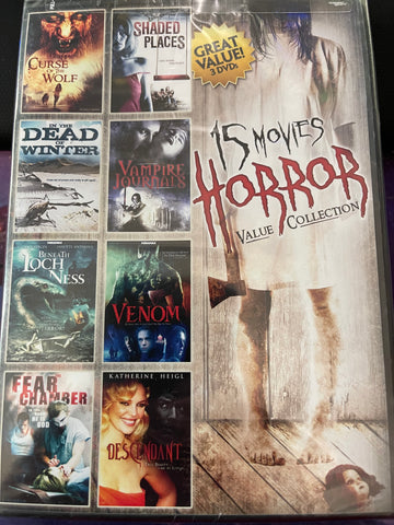 15 Movies - Horror Value Collection (DVD) NEW
