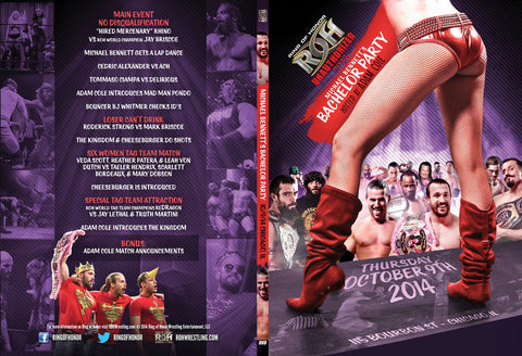 Ring of Honor Wrestling (ROH): Michael Bennett's Bachelor Party - Chicago, IL 10.9.14 (DVD) Pre-Owned