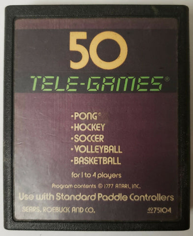 Pong Sports (50 Tele-Games) Sears 699806 (Atari 2600) Pre-Owned: Cartridge Only