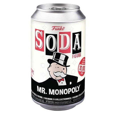 Mr. Monopoly (1/8400 Edition) (Funko Soda Figure) Includes: Figure, POG Coin, and Can