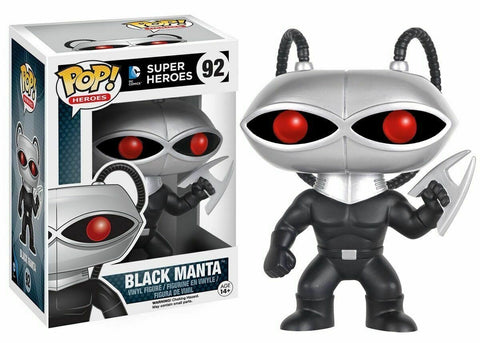 POP! Heroes #92: DC Comics Super Heroes - Black Manta (Funko POP!) Figure and Box w/ Protector