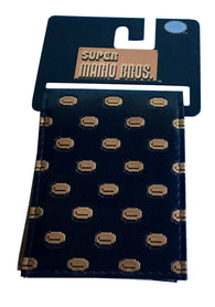 Super Mario Wallet: Black and Coin (Bioworld) (NEW)