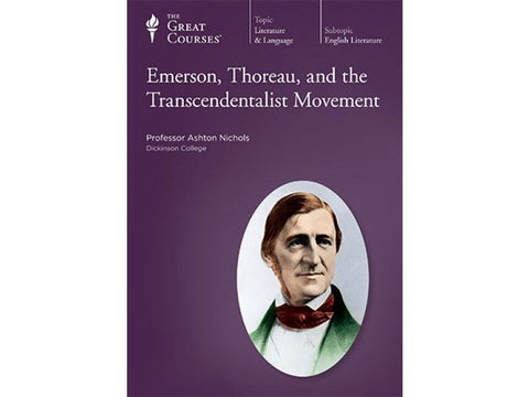 The Great Courses: Literature and Language - English Literature - Emerson, Thoreau, and the Transcendentalist Movement (DVD) Pre-Owned