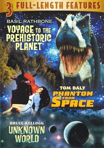 Voyage to Prehistoric Planet / Phantom from Space / Unknown World (DVD) Pre-Owned