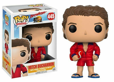 POP! Television #445: Baywatch - Mitch Buchannon (Funko POP!) Figure and Original Box