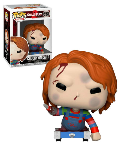 POP! Movies: Child's Play 2 - #658 Chucky on Cart (Hot Topic Exclusive) (Funko POP!) Figure and Original Box