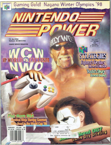 Issue: Feb 1997 / Vol 105 (Nintendo Power Magazine) Pre-Owned: Complete - Bagged & Boarded