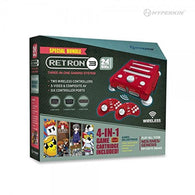 RetroN 3 Gaming Console - Red / 2.4 GHz (Special Bundle Edition) NEW