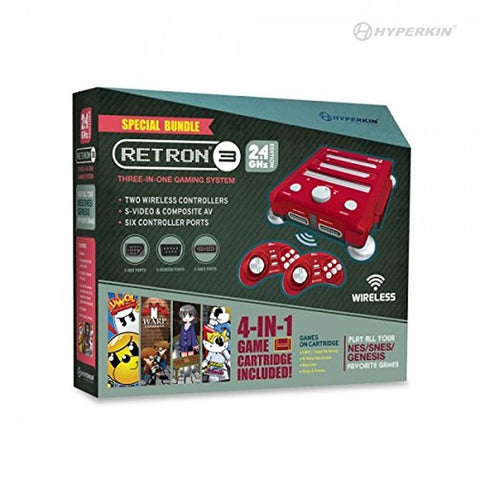 System - Red / 2.4 GHz (Special Bundle Edition) (RetroN 3) NEW