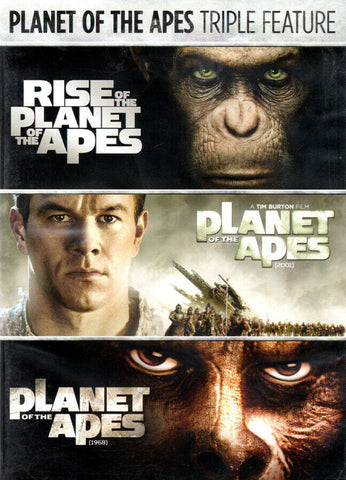 Planet of the Apes Triple Feature (DVD) Pre-Owned