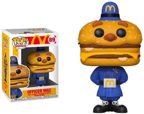 POP! Ad Icons #89: McDonald's - Officer Mac (Funko POP!) Figure and Box w/ Protector