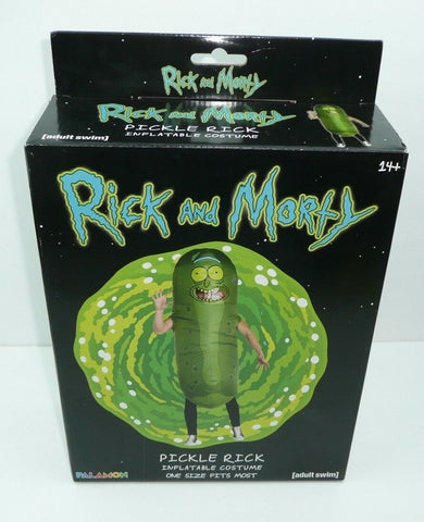 Rick and Morty Pickle Rick Inflatable Costume - One Size Fits Most (Adult Swim) - NEW