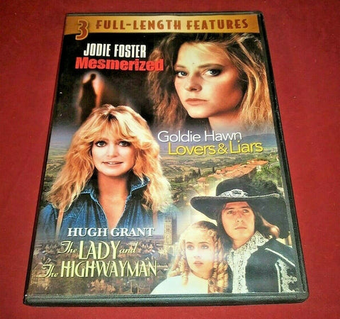 Mesmerized / Lovers & Liars / The Lady and The Highwayman (DVD) Pre-Owned