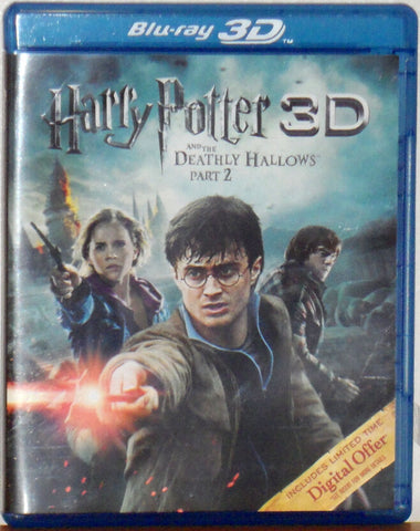 Harry Potter & the Deathly Hallows Part 2 - 2D & 3D (Blu-ray) NEW