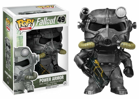 POP! Games #49: Fallout - Power Armor (Funko POP!) Figure and Box w/ Protector (Box Damage)