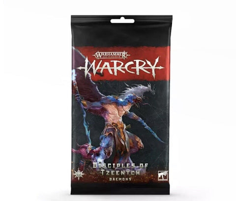Warhammer - Age of Sigmar: Warcry - Disciples of Tzeentch - Daemons (Card Pack) (Games Workshop) NEW