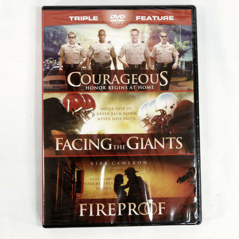 Courageous / Facing the Giants / Fireproof (DVD) Pre-Owned