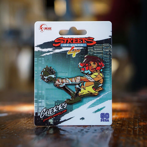 Streets of Rage 4: Cherry (Luxury Enamel Pin) (Sega) (Lineage Studios) NEW