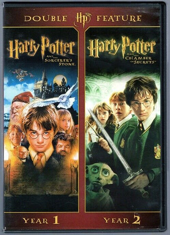 Harry Potter and the Sorcerers Stone + Chamber of Secrets (DVD) NEW