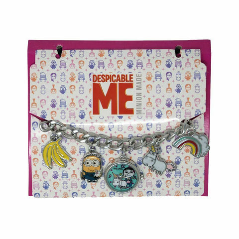 Despicable Me Charm Bracelet Watch (Disney) (Accutime Watch Corp.) NEW