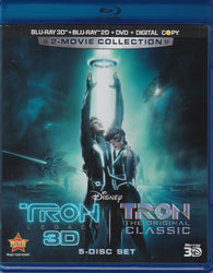 Tron: Legacy / Tron: The Original Classic (Blu-ray 3D/2D + DVD) Pre-Owned